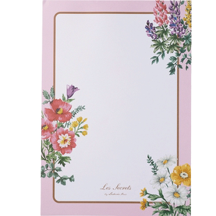 法国LADUREE拉杜丽花束系列便签本便利贴标签贴纸60张少女小清新可粘粘空白内页便签拍纸本