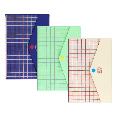 marks格纹信封翻盖横式周记手帐