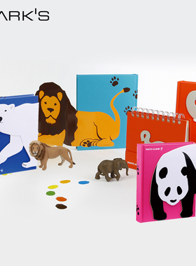 marks Corso Graphia系列相册本创意纪念册 立体动物卡通形象封皮5寸亲子儿童照片相册