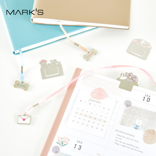 MARKS金属挂饰书签索引书签