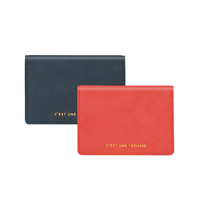 合成皮革纯色芥末黄薄荷出品卡包