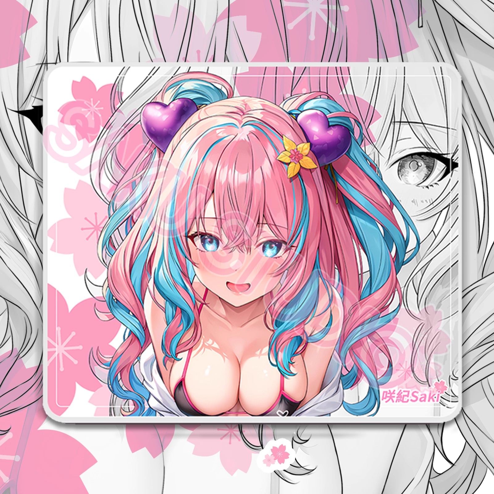 SAKUSTUDIOSaki玻璃鼠标垫