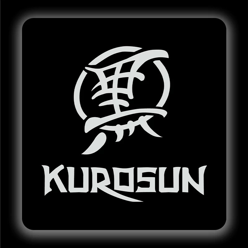 Kurosun Shogun幕府将军黑白线稿钢化玻璃鼠标垫电竞游戏FPS专用