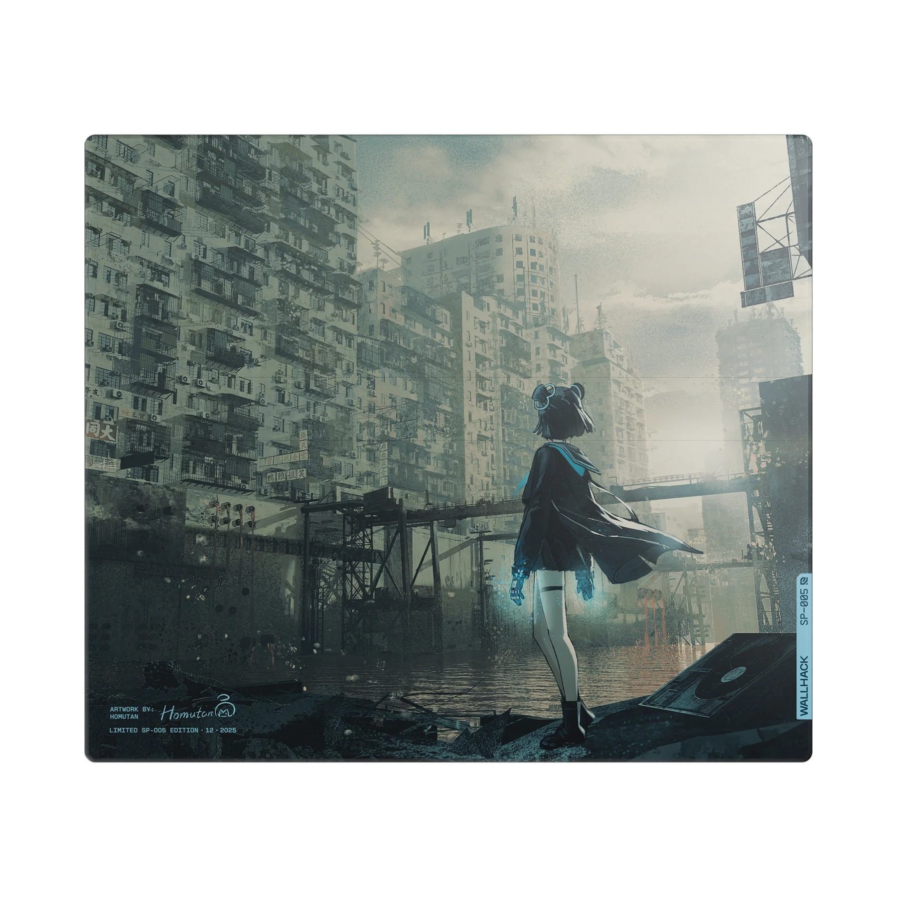 WALLHACK沃哈克SP005荒境YUME钢化玻璃鼠标垫电竞游戏FPS专用超大