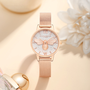 OliviaBurton官方正品 女表小众轻奢生日礼物石英表 小蜜蜂手表女款