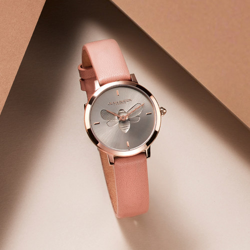 OliviaBurton手表小蜜蜂圆形轻薄