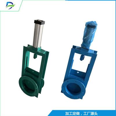 供应500*500气动插板阀不锈钢插板阀方口气动插板阀阀门
