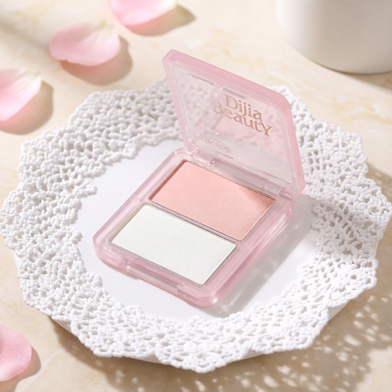 DIJIA缔葭哑光高光粉修容一体盘阴影面部脸部提亮凹陷双色腮红盘,彩妆/香水/美妆工具,高光,淘宝优惠券,粉丝福利购,淘宝优惠卷