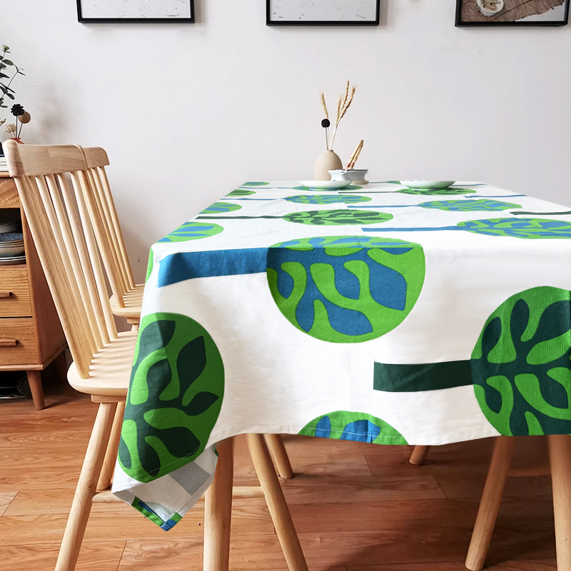 知巢北欧风纯棉餐桌布