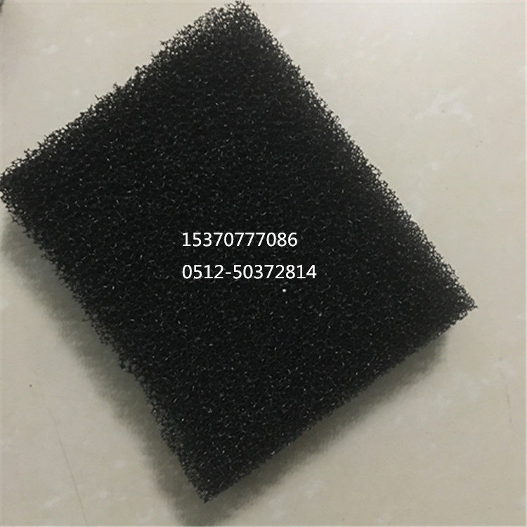 聚氨酯活性炭15-60PPI海绵过滤网风机防尘蜂窝状活性碳过滤棉