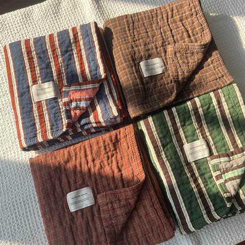 日式枕巾100全棉2025新款一对装