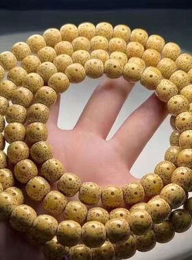 【厂家直销】10年陈籽星月菩提手串玉化金刚菩提子108颗项链手链