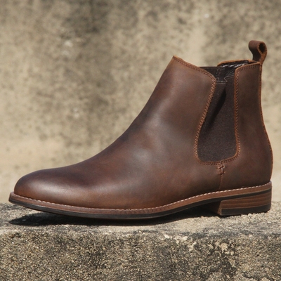 切尔西靴休闲轻便透气英伦皮靴