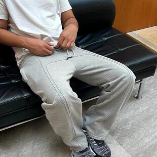 欧美外贸跨境y2k街头时尚绑绳休闲长裤高街嘻哈休闲直筒裤速卖通