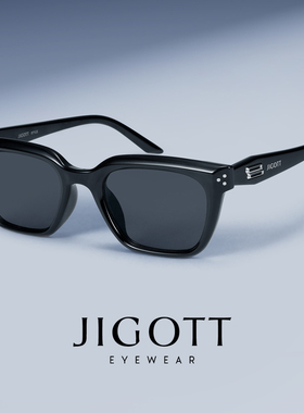 JIGOTT时尚太阳镜女 2025年新款墨镜猫眼中框街拍显瘦脸 3353