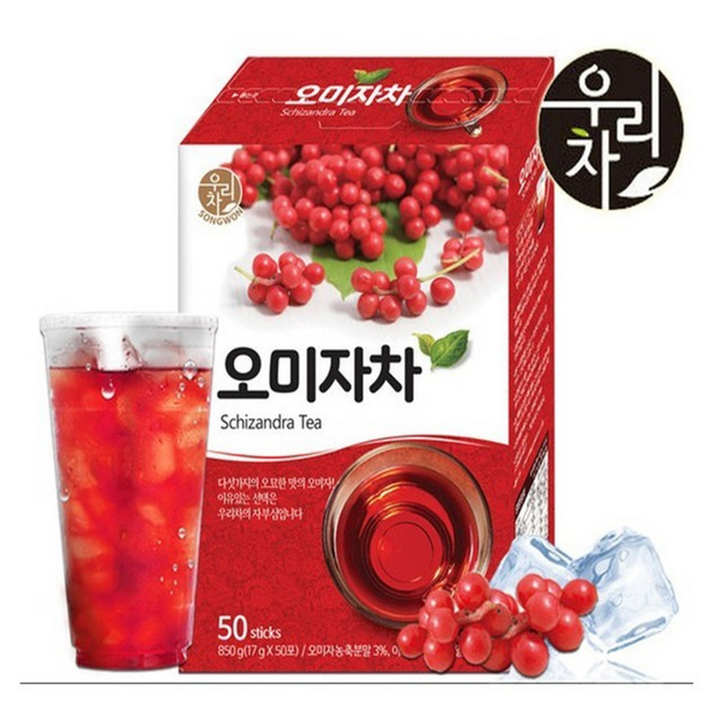 韩国正品代购五味子茶促进新陈代谢脾胃健康冲泡养生茶饮 50条