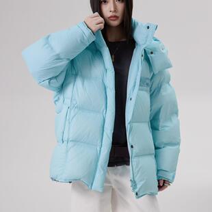 2025女款冬装新款欧洲站羽绒服短款连帽独特好看轻便洋气外套女装