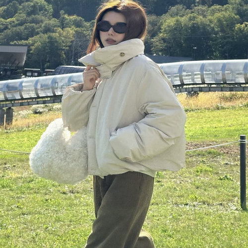 CICICOCO25冬新欧洲站 90白鹅绒女羽绒服 猫头鹰保暖短款热卖外套