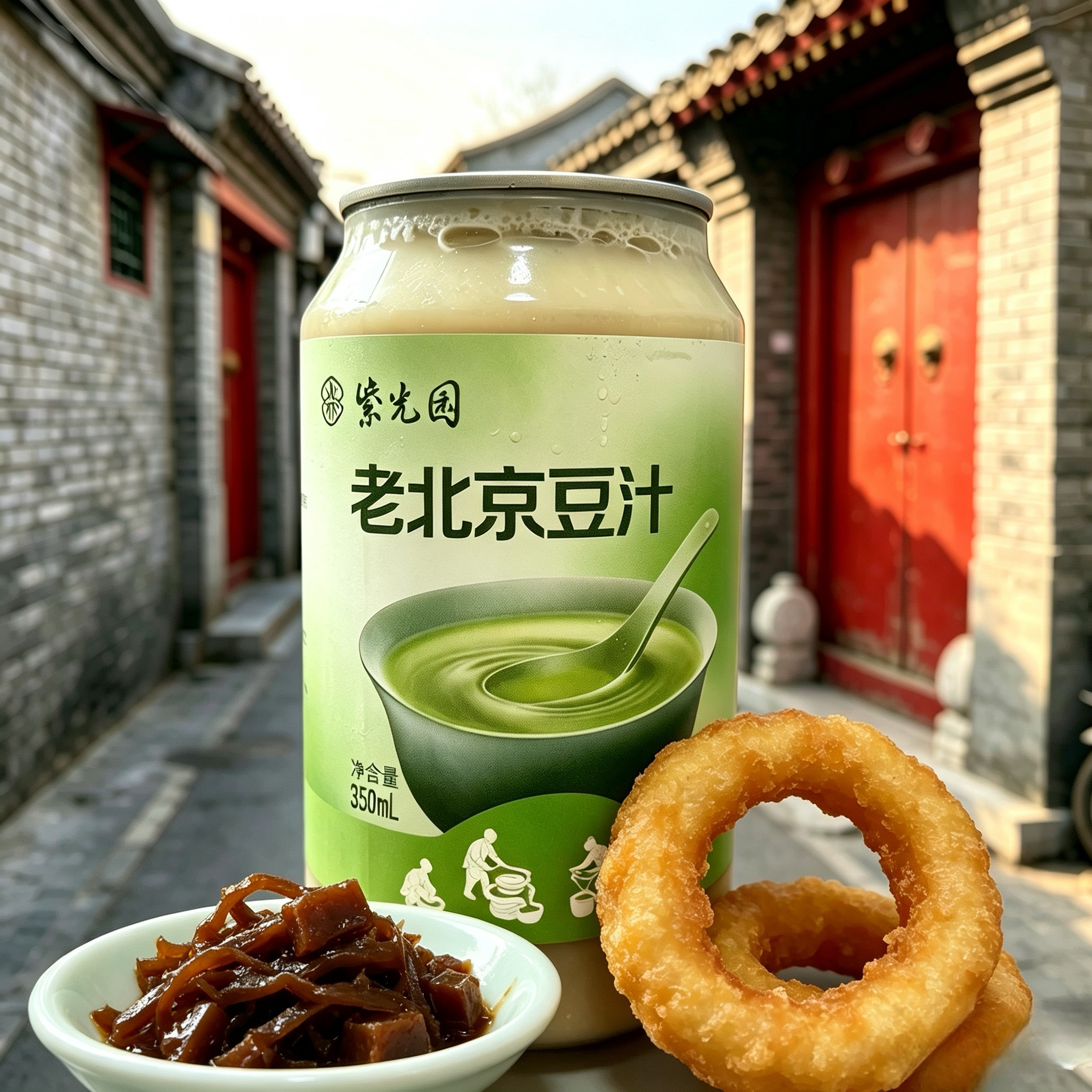 北京紫光园豆汁老北京特产老字号酸豆汁保质期15天顺丰包邮