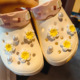 crocs洞洞鞋 扣 饰扣配件鞋 配饰透明小花DIY珍珠鞋 花cross卡骆驰装