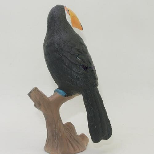 PL127-504仿真野生动物鸟类巨嘴鸟儿童实心塑料模型玩具摆件