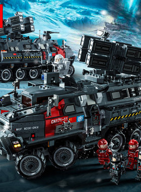 正版森宝积木流浪地球CN171大运兵车107007拼装益智力行星发动机