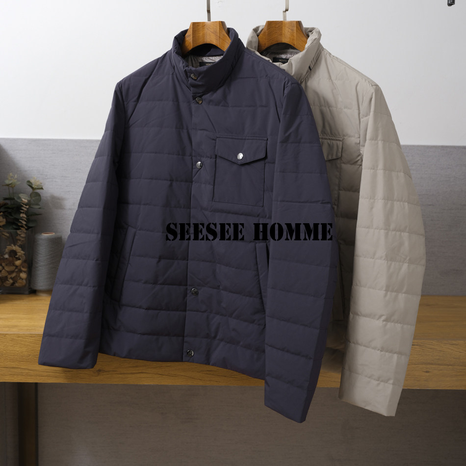 《正品小狗系列》Monte帝人三层科技料白鹅绒男秋冬立领羽绒服SQ