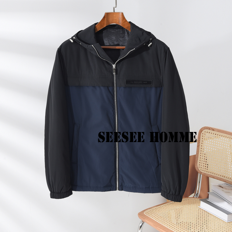 布鲁提B家棉服男连帽冬