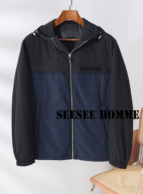 布鲁提B家棉服男连帽冬