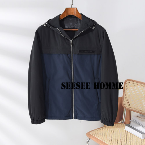 布鲁提B家棉服男连帽冬