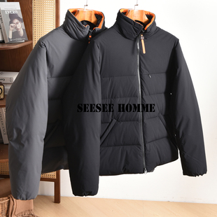 万元 小众ASP帝人科技面料高绒量鹅绒男休闲面包羽绒服SQ 级意式