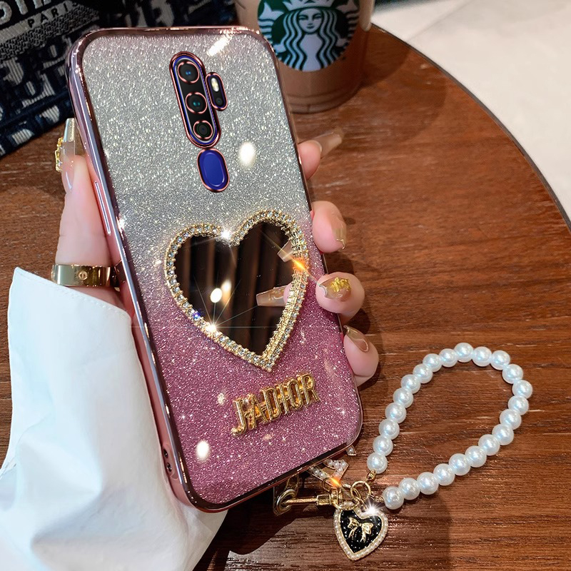 oppoA11手机壳PCHM10全包边opopA11X保护套opooa11镜子软壳a11x女