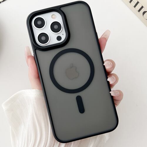 新款优盾系列适用于苹果iPhone15promax磨砂手机壳MagSafe磁吸壳14pro保护套高级感12简约个性13防摔手机套