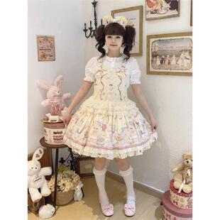 随意原创Lolita小熊游乐园lolita甜心甜美lolita裙子软妹洛丽塔
