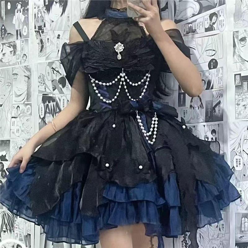 现货天鹅湖洛丽塔公主千金礼服lolita蓬蓬裙生日蝴蝶成人礼