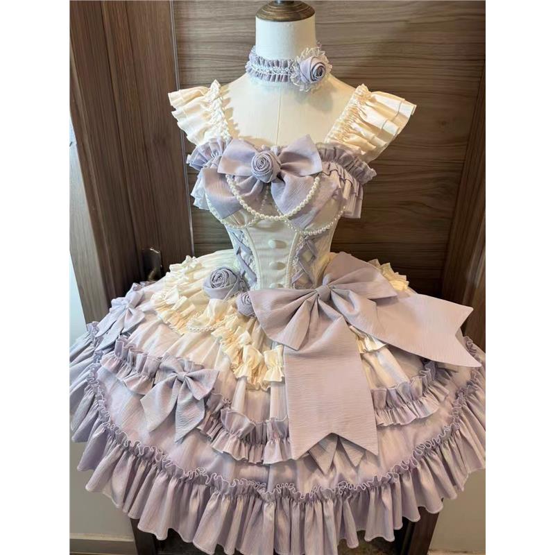 洛丽塔裙子巴巴露亚jsk礼服连衣裙洋装公主lolita裙洛丽塔薄款