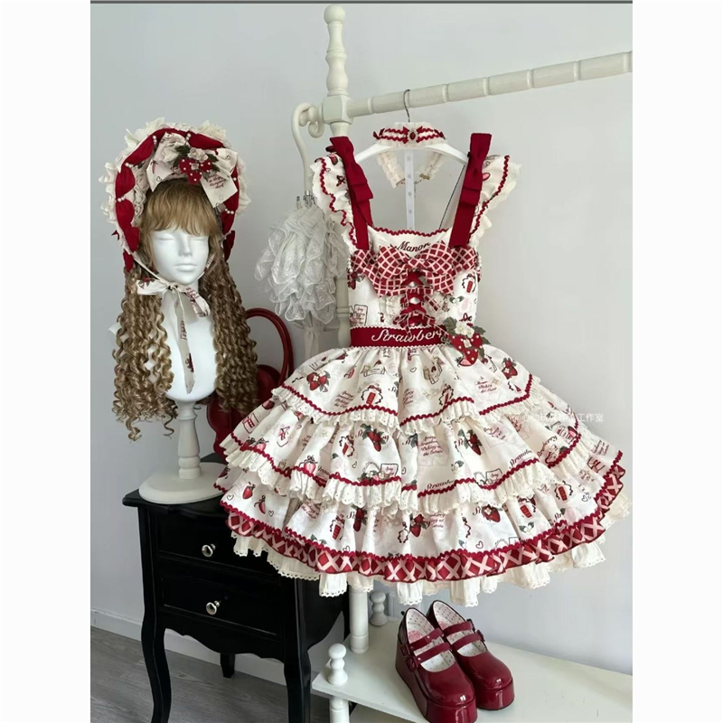 草莓园JSK Lolita小裙子软妹风全款