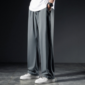 夏季 长裤 休闲裤 男士 胖子特大码 卫裤 速干加肥加大码 运动裤 冰丝薄款