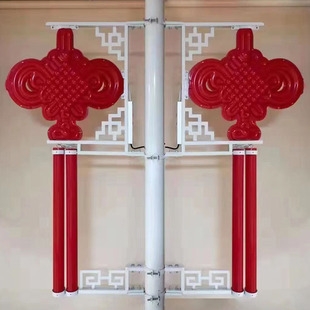 户外led中国结道路路灯杆1.2米亮灯防水亚克力节日装 饰灯厂家直销