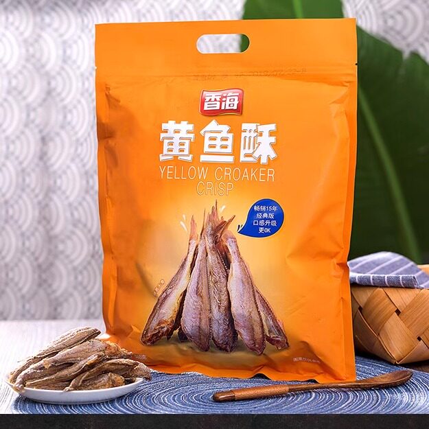 香海黄鱼酥小鱼干即食孕妇零食黄花鱼酥脆香酥小黄鱼干货休闲食品图片