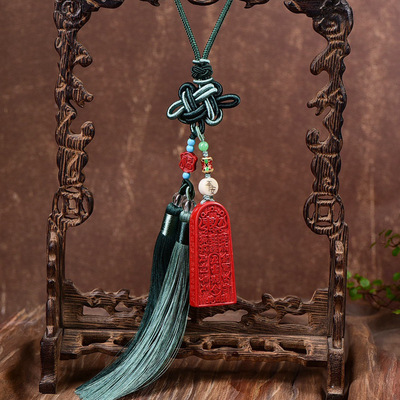 朱砂五雷号令吊坠男帝王砂车挂敕召万神令牌名族风女创意包挂