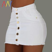 Women Jean Mini Skirts Snch High Waist  Sexy Club Skirt