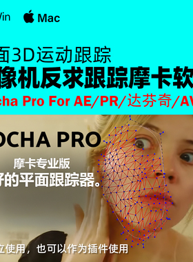 Mocha Pro 2025.5 v12.5.2平面跟踪摄像机反求插件摩卡教程WinMac