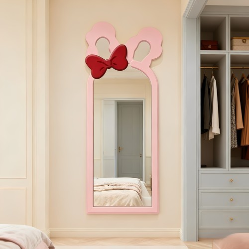 可爱网红兔子全身镜卧室化妆镜