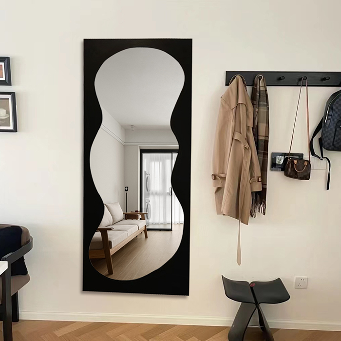 壁芯北欧异形壁挂穿衣镜全身镜子