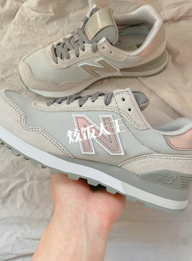 New Balance NB515系列灰粉粉色低帮女款休闲慢跑鞋 WL515CSB/CSC