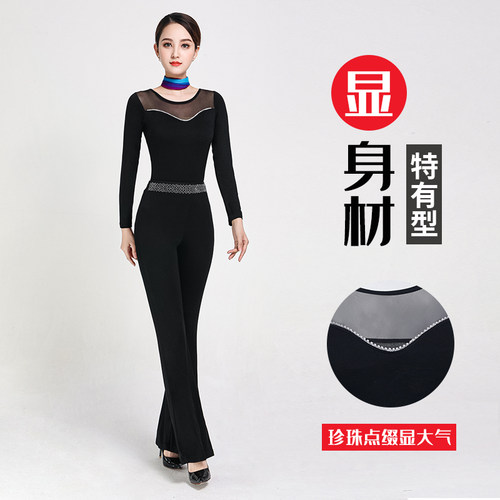 星卡曼夏季新款形体训练服装女黑