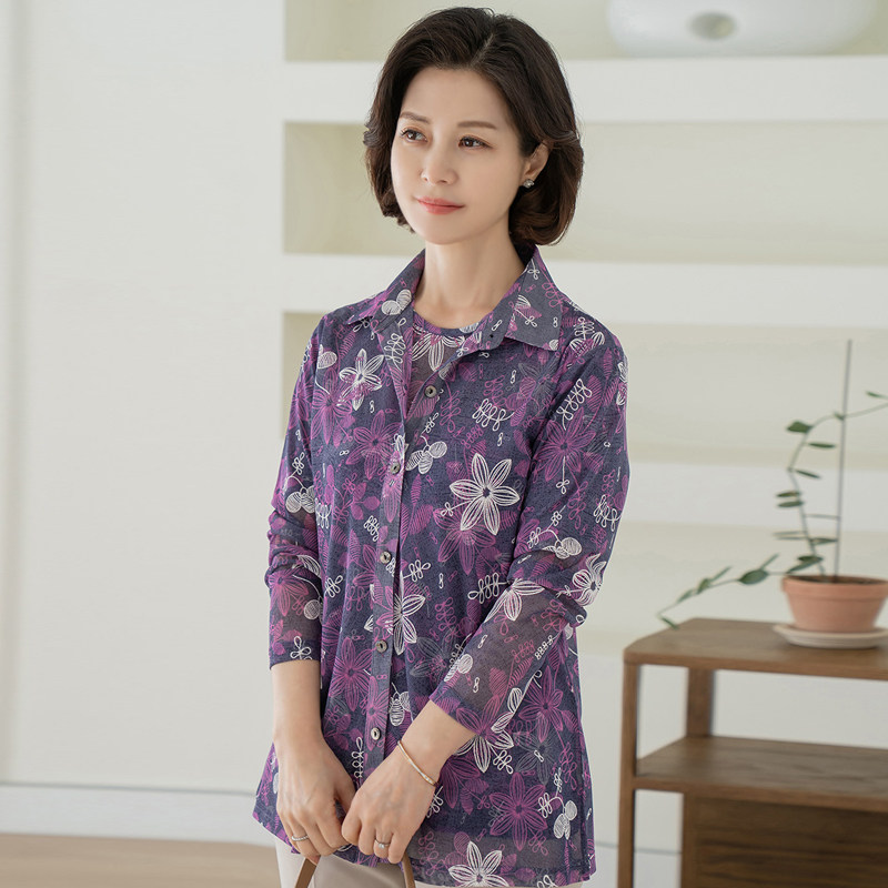 2025韩国进口春新中老年女装