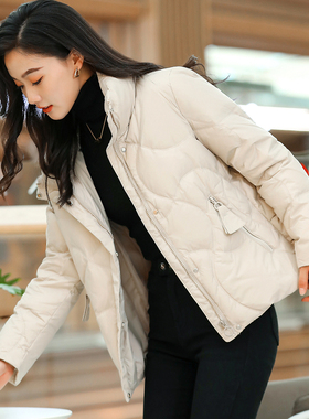 短款羽绒服女90%白鸭绒2025秋冬新款爆款冬装小个子外套