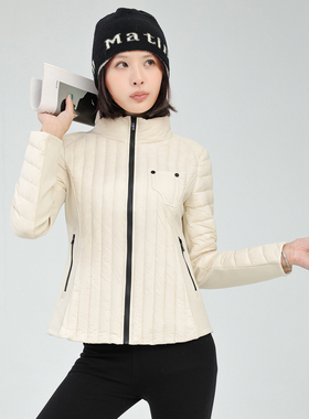 小蛮腰轻薄羽绒服2025女收腰显瘦立领短款90%白鸭绒内胆轻薄保暖